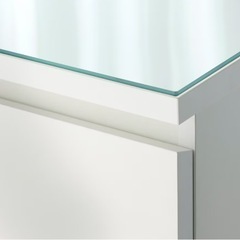 ガラストップ　IKEA MALMの画像