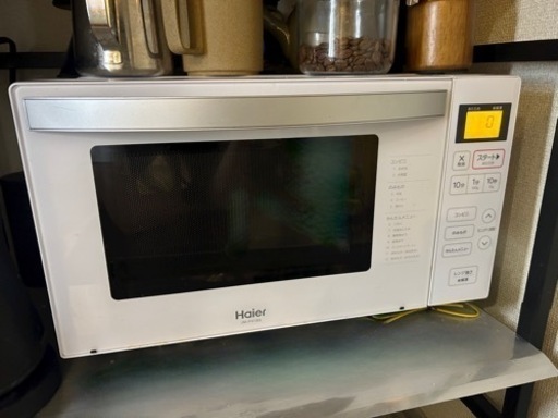 ハイアール 電子レンジ　18L　ホワイトHaier Think Series　フラットタイプ JM-FH18G-W