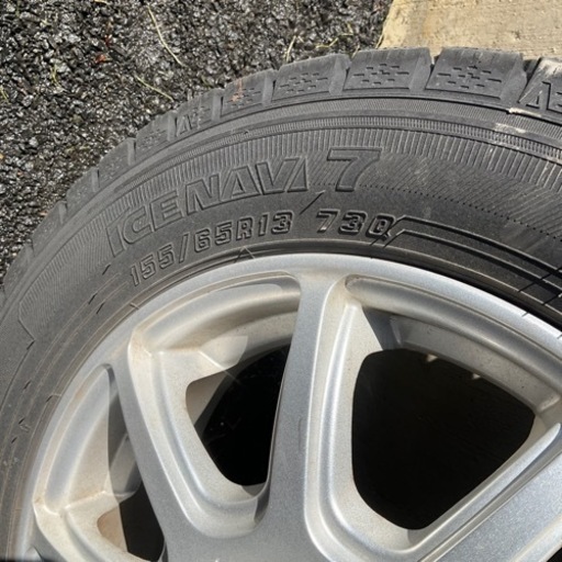 ?この時期がお得?！！スタッドレスタイヤ?155/65R13
