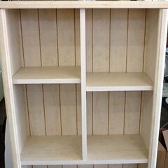 ☆本棚 ブックシェルフ 幅585mm 奥行260mm 高さ1595mm ニトリ 5段 書棚 白 札幌 北20条店の画像