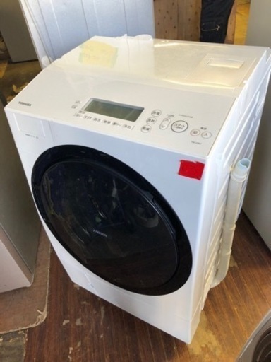 北九州市内配送無料　保証付き　2018年　TW-117A7L-W ドラム式洗濯乾燥機 ZABOON（ザブーン） グランホワイト [洗濯