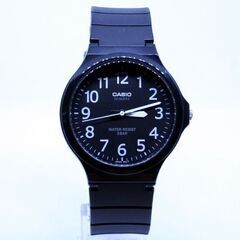 動作品 CASIO Collection STANDARD MW-240-1BJH クオーツ式腕時計 3針 ブラック 札幌市 清田区 平岡の画像