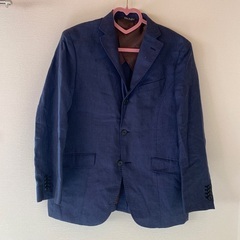 メンズ　ジャケット　春　夏　M 紺色　ネイビー