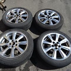 【恵庭】アルファード純正18インチアルミ+215/55R18夏タ...