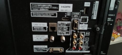 壁掛けできるテレビ３２型