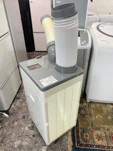 北九州市内配送無料　保証付き　2019年　広電 スポットクーラー 業務用 冷風・排熱ダクト付 省ドレン設計 エアフィルター付 キャスター付 ドレンホース付 KSM250D