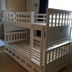 2段ベッド➕エクストラベッド付　家具 ベッド 二段ベッド