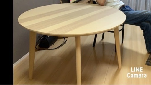 ダイニングテーブル_丸型_中古