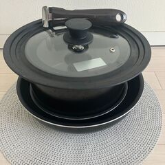 アイリスオーヤマ IH対応フライパン＆鍋7点セット おまけ3点付...