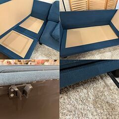 高級家具【 blocoo/ブロッコ 】LEON カウチソファ ファブリック オーダー家具 の画像