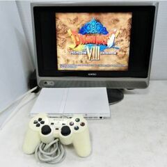 ソニー　プレイステーション2＆ソフト8点　SCPH-75000　動作良好　ドラゴンボール　ファイナルファンタジー　BASARA　ナルト他　SONYの画像