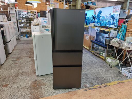 ✨安心の除菌洗浄済✨TOSHIBA 2022年製 326L 3ドア冷蔵庫GR-U33SC（KZ) 【愛市IR016559-104】