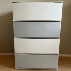 【収納家具】衣装ケース4段