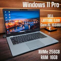 DELL  LATITUDE 5310   Windows11Pro   Core i5  10310U   NVMe256GB   RAM16GB