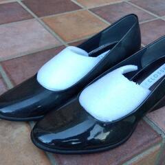 キラキラパンプス 靴 サイズLの画像