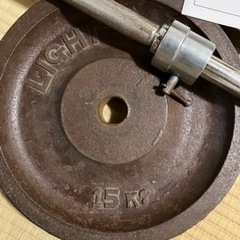 スクワット台とバーベルの画像