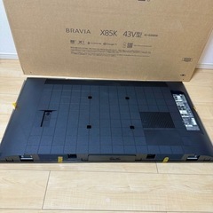 SONY ソニー  KJ43X85K 43V型 4K   ブラビア　液晶テレビの画像