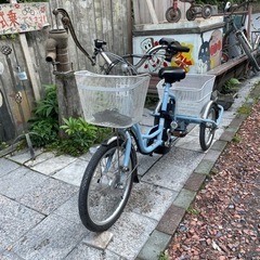 【4340】電動アシスト三輪車　　ミムゴ　前20後16インチ　44,600円（防犯・税込）の画像