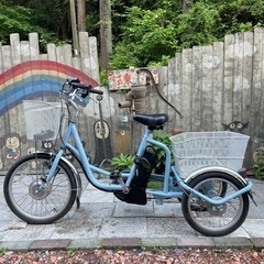 【4340】電動アシスト三輪車　　ミムゴ　前20後16インチ　44,600円（防犯・税込）の画像