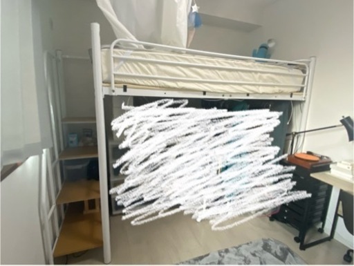 階段付きロフトベッド予約受付