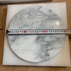 【値下げ】コッタ　大理石回転台30センチ　cotta