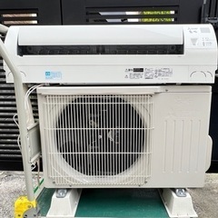 中古　エアコン、三菱、2.5KW、8~10畳対応、取り付け工事込み、3ヶ月保証付き