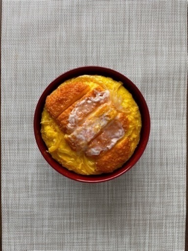 【3,000円→2,500円に値下げしました！】【高品質♪】食品サンプル　カツ丼　かつ丼　実物大