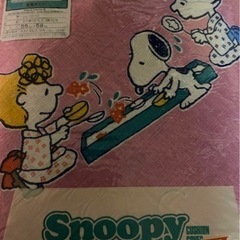SNOOPY クッションカバー　ピンク