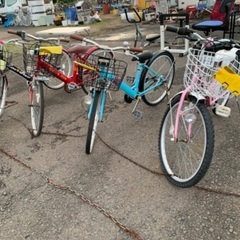 すぐ乗れる子供用・大人用自転車（値段はバラバラです）の画像