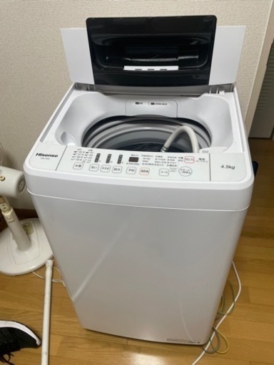 家電 生活家電 洗濯機 4.5Kg