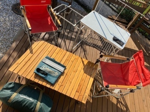 コールマンキャンプ用品　テント・チェア他　5点セット