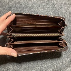 【受付終了】ソラチナ　SORATINA 長財布　ラウンドファスナーの画像