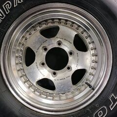 【TOYO TRANPATH A/T 31×10.50R15LT】夏タイヤ【Weds MUD MASTER 15インチ 7J6HPCD139.7-14】バリ溝 深リム デリカスペースギア等(KTN038)の画像