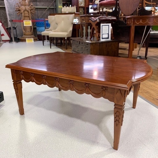 リンホーリン LYNN HOLLYN センターテーブル アイボリー ロココ調