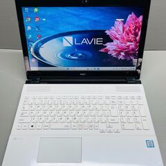 保証1ヶ月、インボイス対応、代引き発送可！Windows11、Core i5、SSD512GB(新品)、メモリ8GB、NEC製ノートパソコン、CD,DVD,ドライブ、カメラ、Bluetooth、ACアダプター付属、エヌイーシー、ラビー、ラヴィー、LAVIE