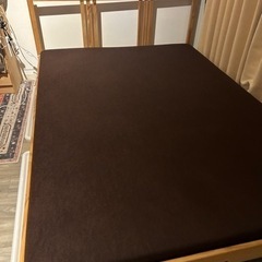 家具　IKEA
ダブルベッド　マットレス　収納ケース