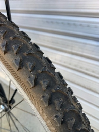 ☆前後タイヤ新古品☆   24型　7Sジュニアマウンテン　防犯登録料込価格︎‼︎