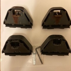 TERZO ダイレクトレール用フットセット　ハリアー・サーフ・テラノ用キャリア部品の画像