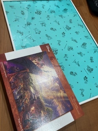 【引き取り者決定　取引中】ライオンキング　パズル　ディズニーフレームセット
