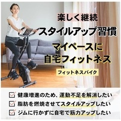 【美品】STEADY フィットネスバイク （ST102）　の画像