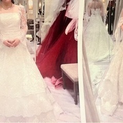 【ララシャンス】ウェディングドレス　の画像