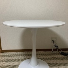 丸テーブル 白