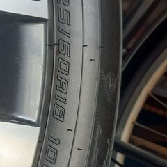 新同品】トヨタ 80系 ハリアー G 純正 18inch 7J +35 PCD114.3 ダンロップ グラントレック PT30 225/60R18 RAV4 ヴァンガード 流用の画像