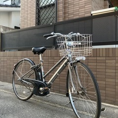 ブリヂストン　アシスタ　自転車 電動アシスト自転車　屋根下保管　