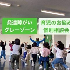 発達障害・グレーゾーンのお子さんの 育児のお悩み 個別相談会