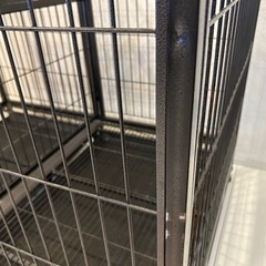 CLACOM 大型犬ケージ 中型犬ケージ ペットケージ 犬用ゲージ キャスター 屋根付き お手入れ楽 頑丈 トイレ トレー付 室内