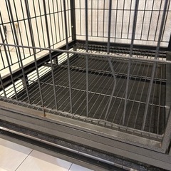CLACOM 大型犬ケージ 中型犬ケージ ペットケージ 犬用ゲージ キャスター 屋根付き お手入れ楽 頑丈 トイレ トレー付 室内
