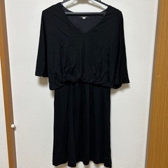 Mサイズ☆MICHEL KLEIN 黒ワンピース