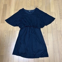 Mサイズ☆MICHEL KLEIN 黒ワンピースの画像