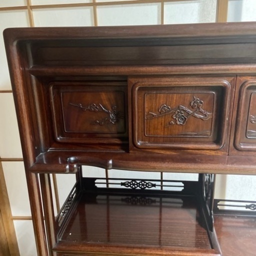 紫檀色 民藝ダンス